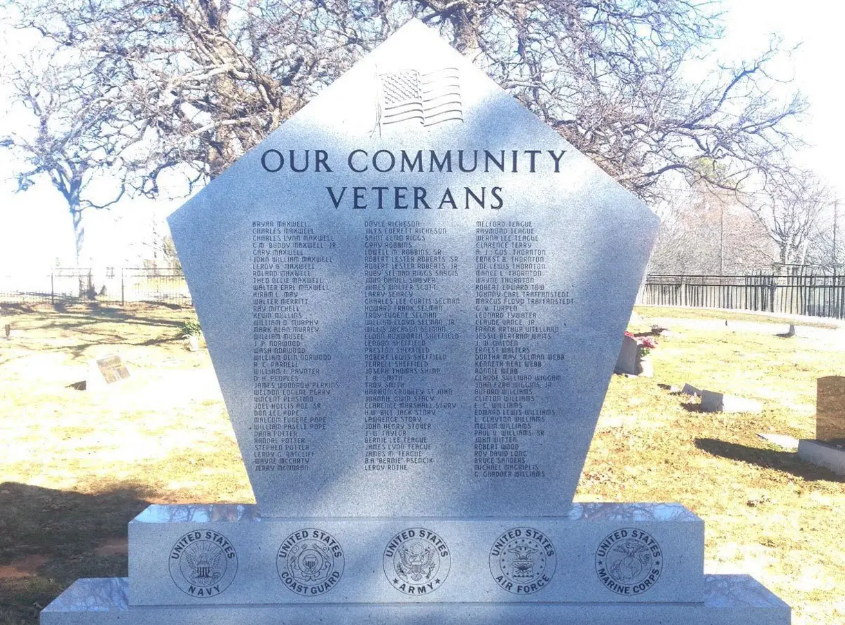 Civic Monument Veterans Memorial at Rendon Cemetery