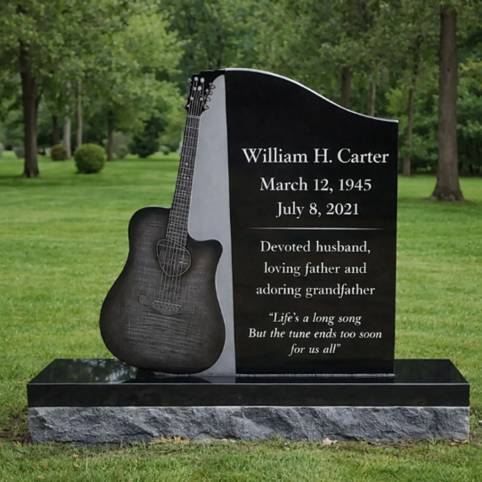 WMUGS-03 Upright Monuments for a single Individual