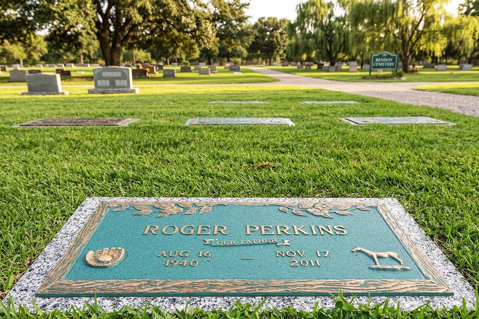 WMFBS-06 Flat Bronze on Granite Memorials for an individual