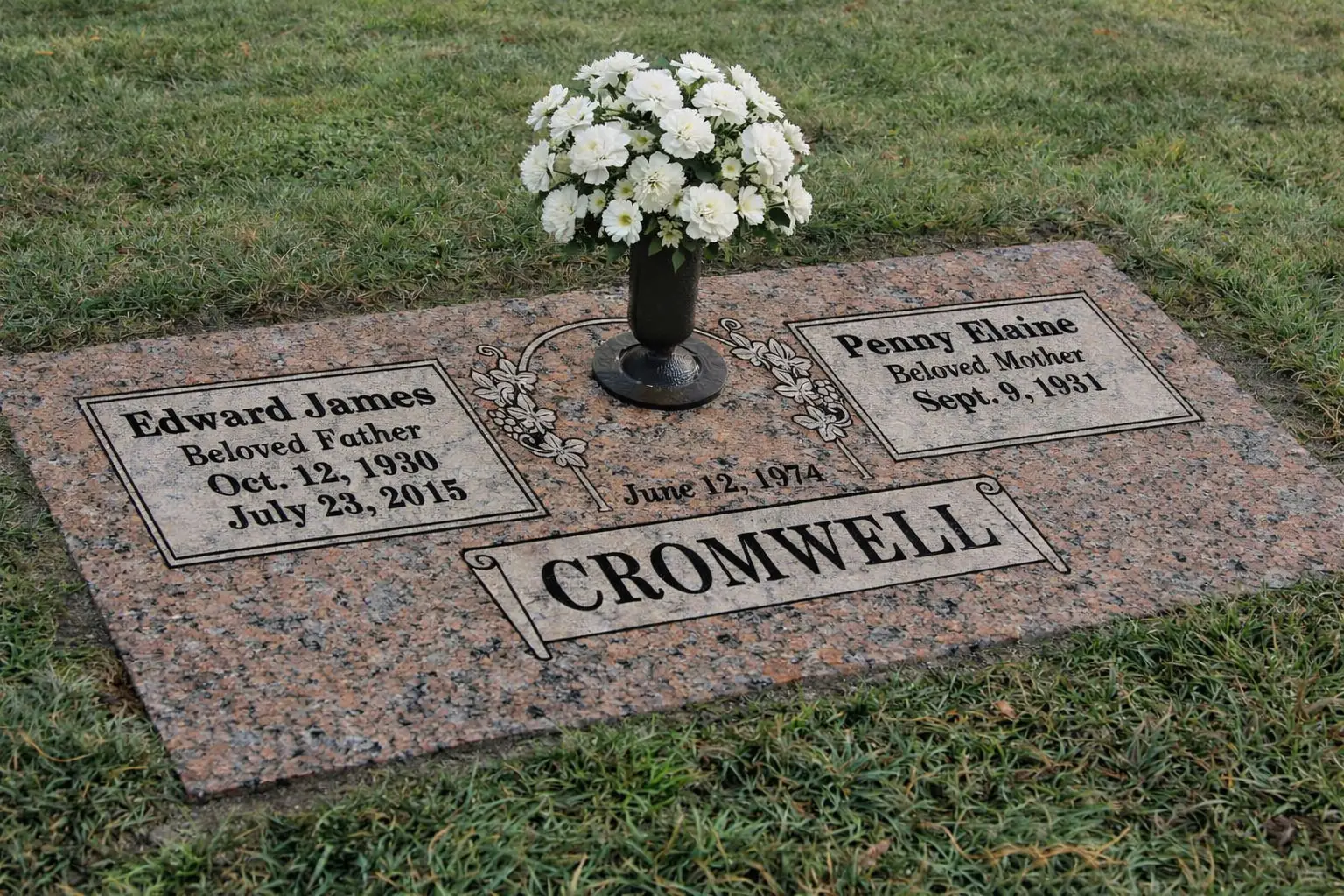 WMFGC-02 Flat Companion Granite Marker